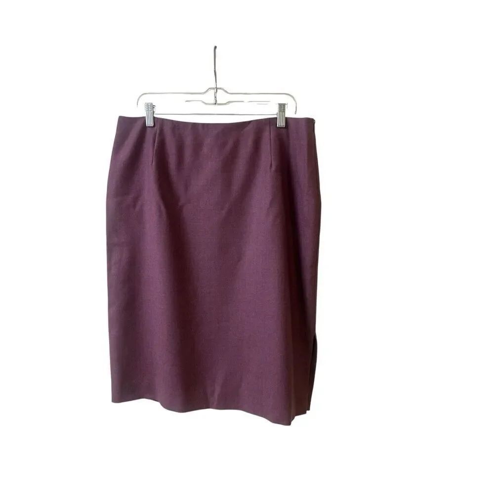 Vintage Pendleton 100% wool skirt lavender color sz 16